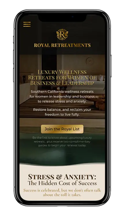mobile web design in murrieta california iphone mock up for home page